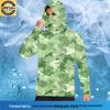 Pre-order Camouflage Quick-Dry Hooded Jacket: Outdoor Sun Protection, Breathable, Long Sleeve, Masked Hoodie