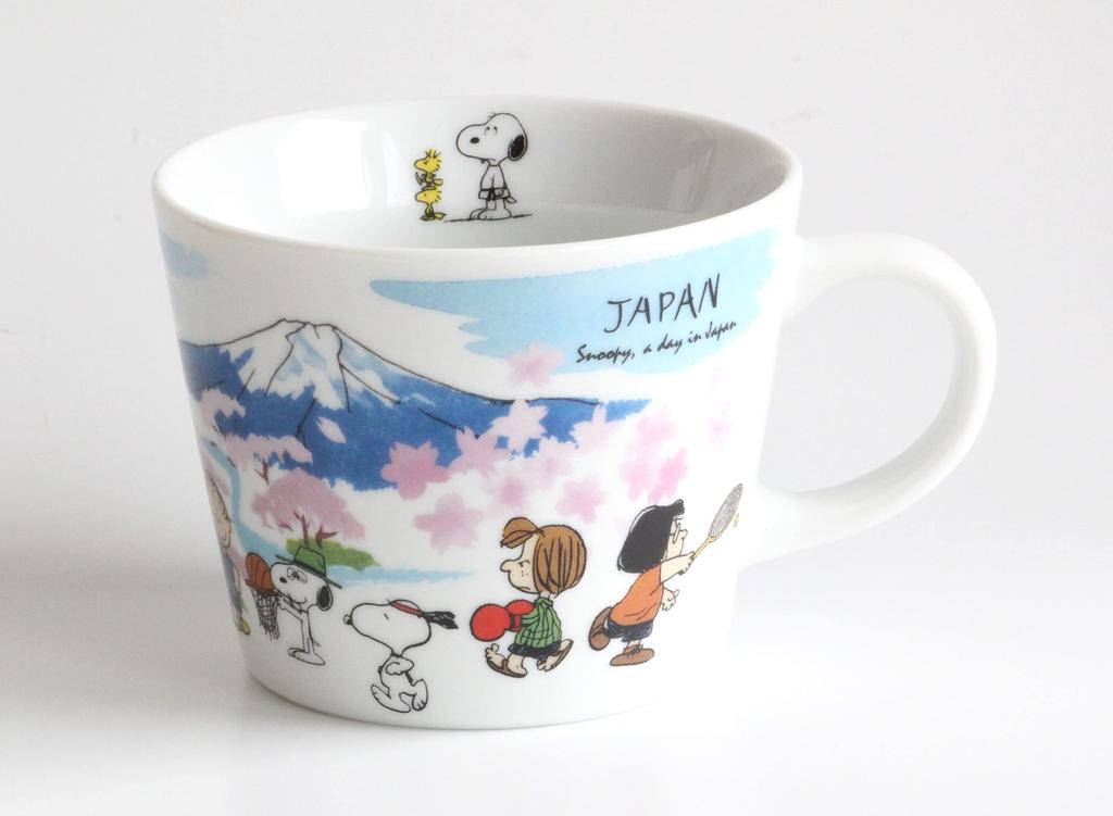 PEANUTS Shimizu Togyo TOKYO JAPAN 340ml Snoopy World Travel Mug