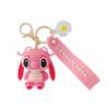 Porte-clés Poupée Stitch Dessin Animé Pendentif Sac d'École Mignon Couples Homme et Femme Porte-clés de Voiture Pendentif Créatif