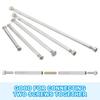 PATIKIL High Nut M4 40mm Round Coupling Nut Kit Threaded Connector Bar Hardware Lamp Model Furniture DIY Repair Parts Threaded Rod Socket