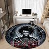 1pc Edward Scissorhands Chair Carpet for Office Non-Slip, Soft & Comfortable, Carpet for Office, Gaming, Lightweight Round Floor Mat Yy251021031