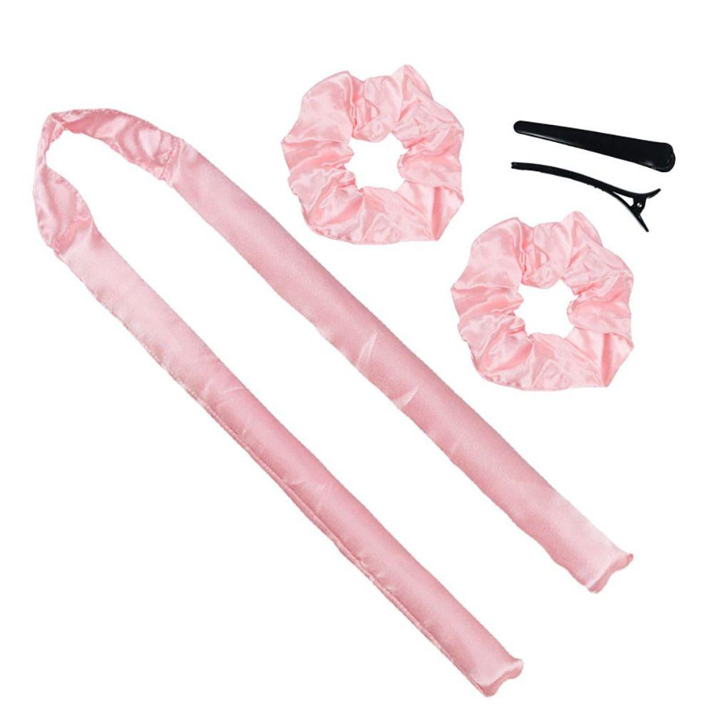 

Drum-type Hair Curler Ice Shreds Hair Rollers Convenient Curling Stick Women глибокий рожевий колір