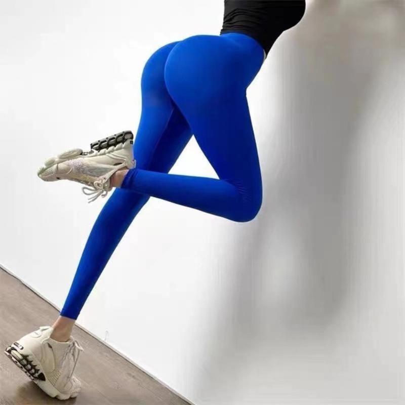 Fitness Seamless Leggings Women's Slim Hips Lift Women's  High Stretch Workout Sexy Push Waist Leggings