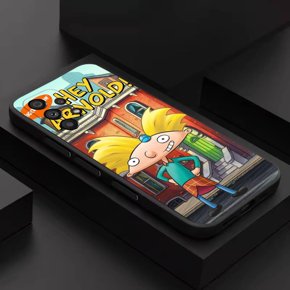 Hey Arnold Helga Cool Phone Case For Samsung S 9,10,21,30,22,23,24,25,26,Ultra,Plus,Lite,FE,4,5G Black Soft Case