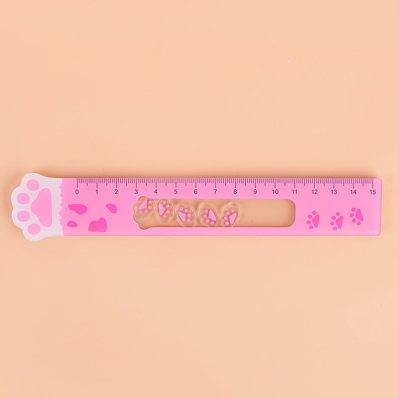 Acrylic Stationery Ruler Cartoon Animal Cartoon Ruler Cute Animal Ruler Lightweight For Student Use Classroom School Supplies