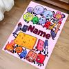 Custom personalization nanimate Insanity Print Area Rug - Soft, Washable Non-Slip Indoor Mat,Living Room,Home&Office Decorative Rug