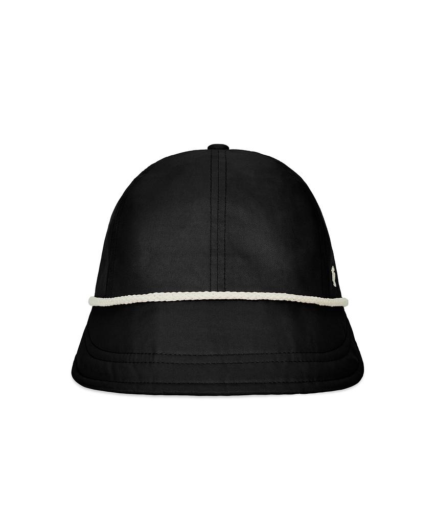 Bajal Flow Vz Natural Rope Bonnet Hat Black
