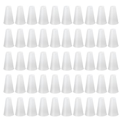 50 Stück Silikon Konische Stopfen Hochtemperaturbeständig Konischer Stopfen zum Abdichten Schutz
