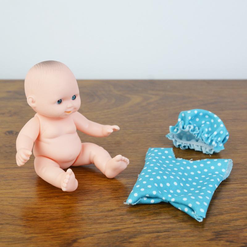 4 Inches Kawaii Cute Baby Doll Bebe Reborn Educational Toys for Kids Dollhouse Multi Joints Dolls