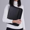 A4 PU Leather Multifunctional Professional Business Zippered Portfolio Padfolio Folder Document Case Organizer with Calculator