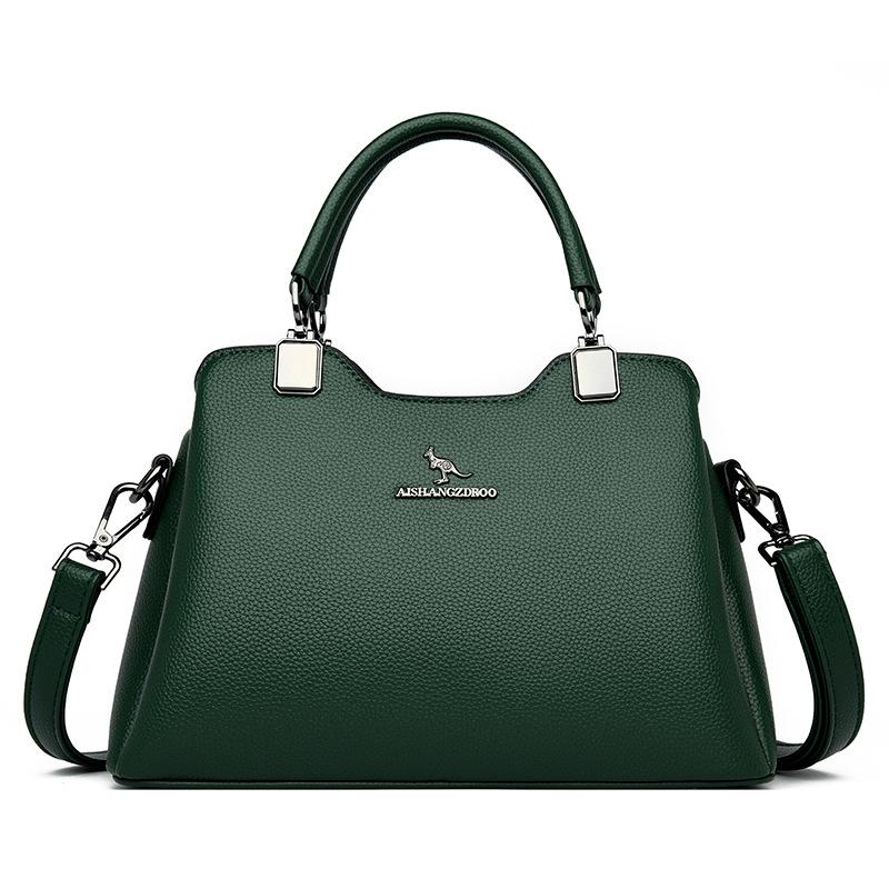 Prosta torebka damska w stylu miejskim, średniej wielkości, dla matki, duża pojemność, pojedyncza torba na ramię, crossbody