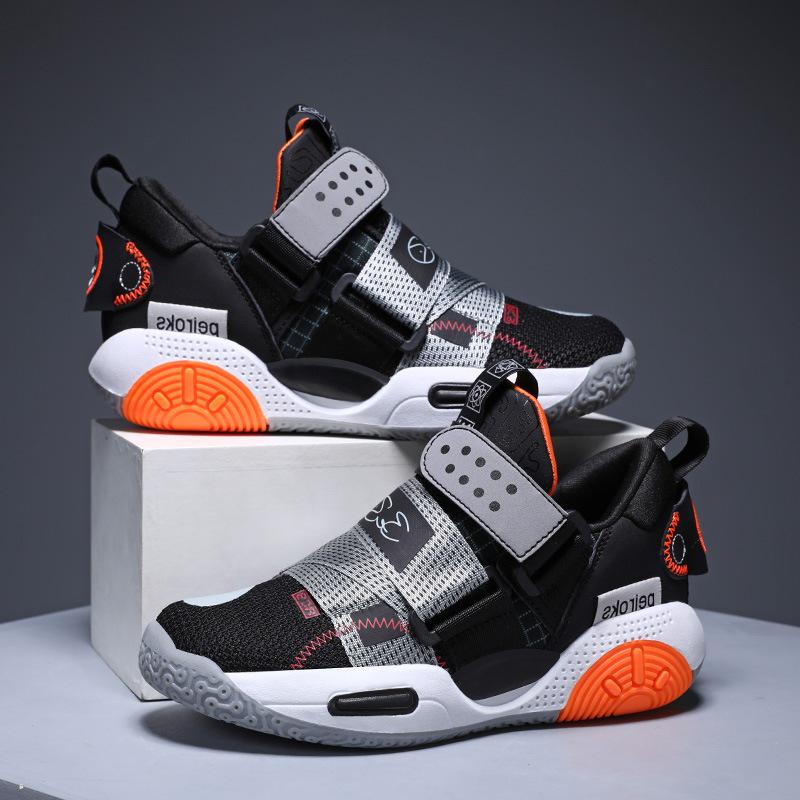 Atmungsaktive Sommer-Sportschuhe für Kinder: Langlebige, verschleißfeste Basketballschuhe für Jungen & Mädchen. Perfekt für Training und aktives Spielen.