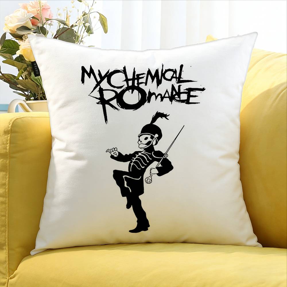 MCR Fan Icon My CChemical Romance Various Sizes Square Pillow Case For Car Home Bedchamber Decor