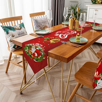Dustproof Table Flag Coffee Table Christmas Decoration Tablecloth for Holiday