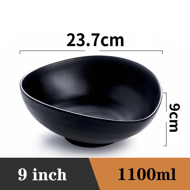 Fruit Salad Fast Food Tableware Japanese Style Plastics Noodles Bowl Household Ramen Bowl Soup Bowl