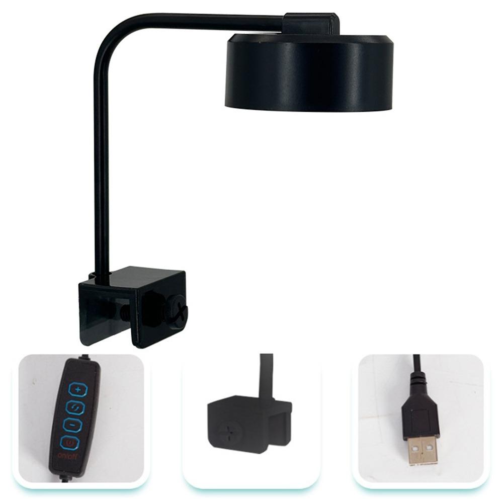 Waterproof Fish Tank Clip Lamp 3 Color Modes Aquarium Plant Light  Home Decorations