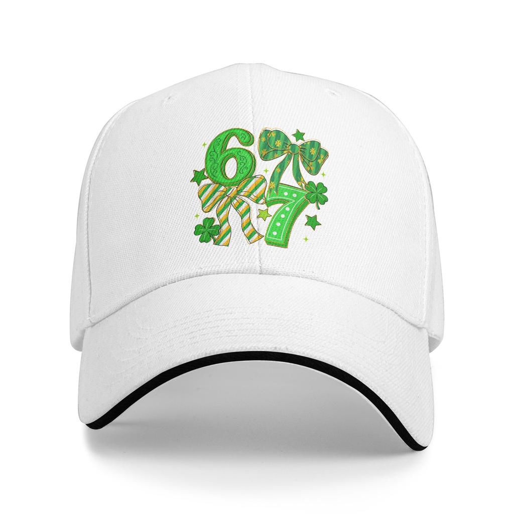 67 Six Seven Coquette Bow St Baseball Cap Fashion Women Men Trucker Hat Sun Visor Print Outdoor Sport Baseball Caps Present