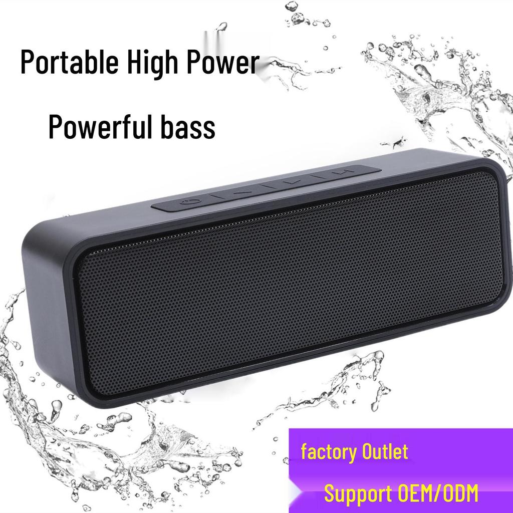 Outdoor Waterproof Wireless Bluetooth Speaker with High-Power Subwoofer