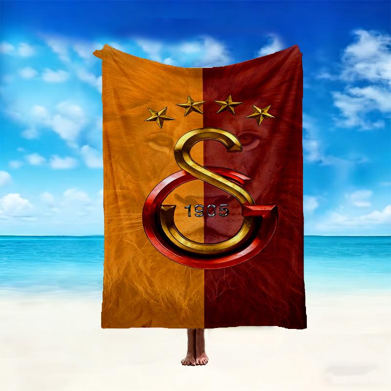 1pc Galatasaray SK Blanket, Home Printed Throw Blanket - Soft Blanket Gift for Family, Washable Sofa Bed Blanket