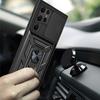 Samsung S22 Ultra Anti-Drop Phone Case with Push-Window and Car Ring