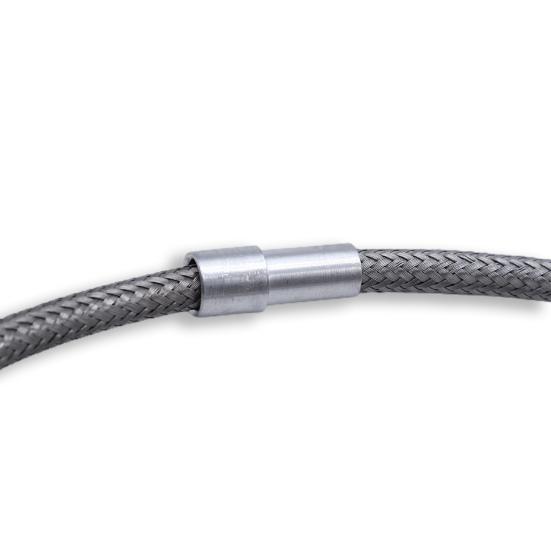 Stainless Braided KickDown Cable Transmission Trans For Ford C4 C-4 De