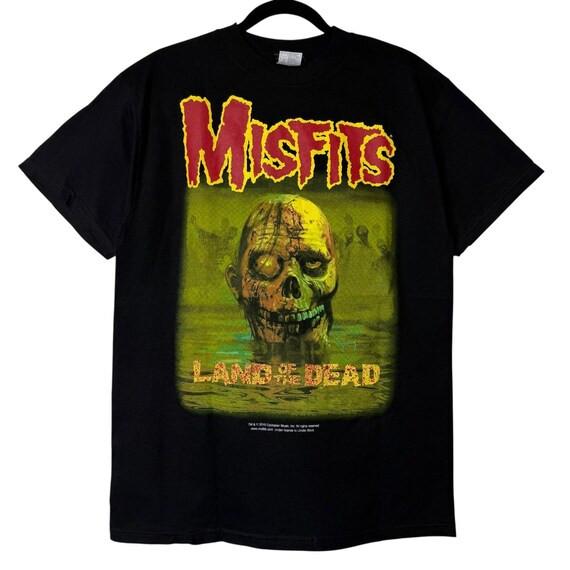 2010 Misfits Land of the Dead T-Shirt Vintage Black Horror Punk Tee L