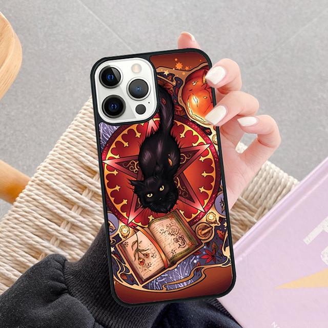Magische Katze Die Hexen Handyhülle Für Apple iPhone 17 Air Pro Max Plus Hülle Für iPhone 17 Air 14 15 16 13 12 Max Abdeckung