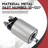 Black & Silver Metal 12V Solenoid Switch SS-1227