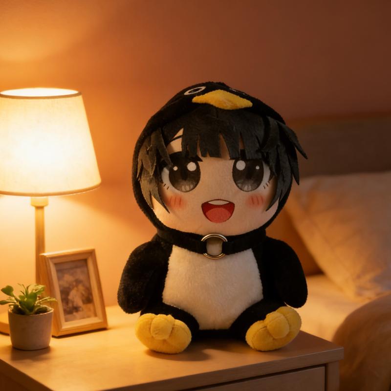 Kawai Gugu Gaga Penguen Peluş Oyuncaklar Çizgi Film Animasyon Hediyelikleri Çizgi Film Karakter Rolleri Zarif Bebekler Arkadaş İçin Doğum Günü Hediyeleri