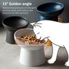 Cat Nordic Style Food Water Bowls Pet Animal Ceramic Eating Dishes High Foot Raised Puppy Cats Matte Bowls Elevated Dog Bowls