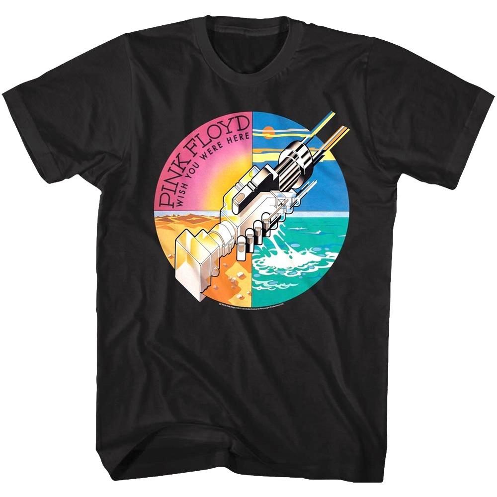 

Pink Floyd Wish You Were Here Album Cover Art Men s T Shirt Handshake Rock Merch 4XL