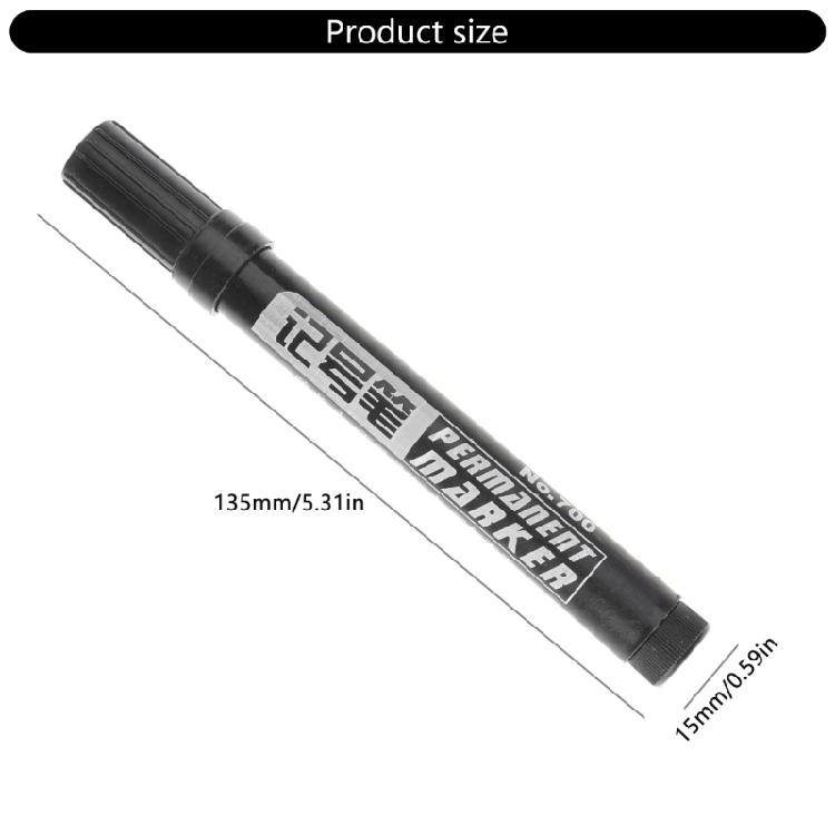 1/5/10 Pcs Waterproof Marker Pens Quick-Drying Paint Marker Pen Permanent Paint Pen School Home Supplies