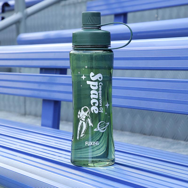 Extra-large Capacity Sports Water Bottle, Outdoor Portable Plastic Cup, Anti-drop and Leak-proof, Direct Drinking Space Cup, Portable Cup