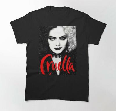 Cruella 2021 Movie Mafia Men's Tshirt Size USA Unisex Heavy Cotton