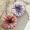 Artificial Gerbera Flower Real Touch Fake Silk Flower with Long Stem for Holiday Floral Arrangements Bridal Bouquet Home Wedding Party Decor