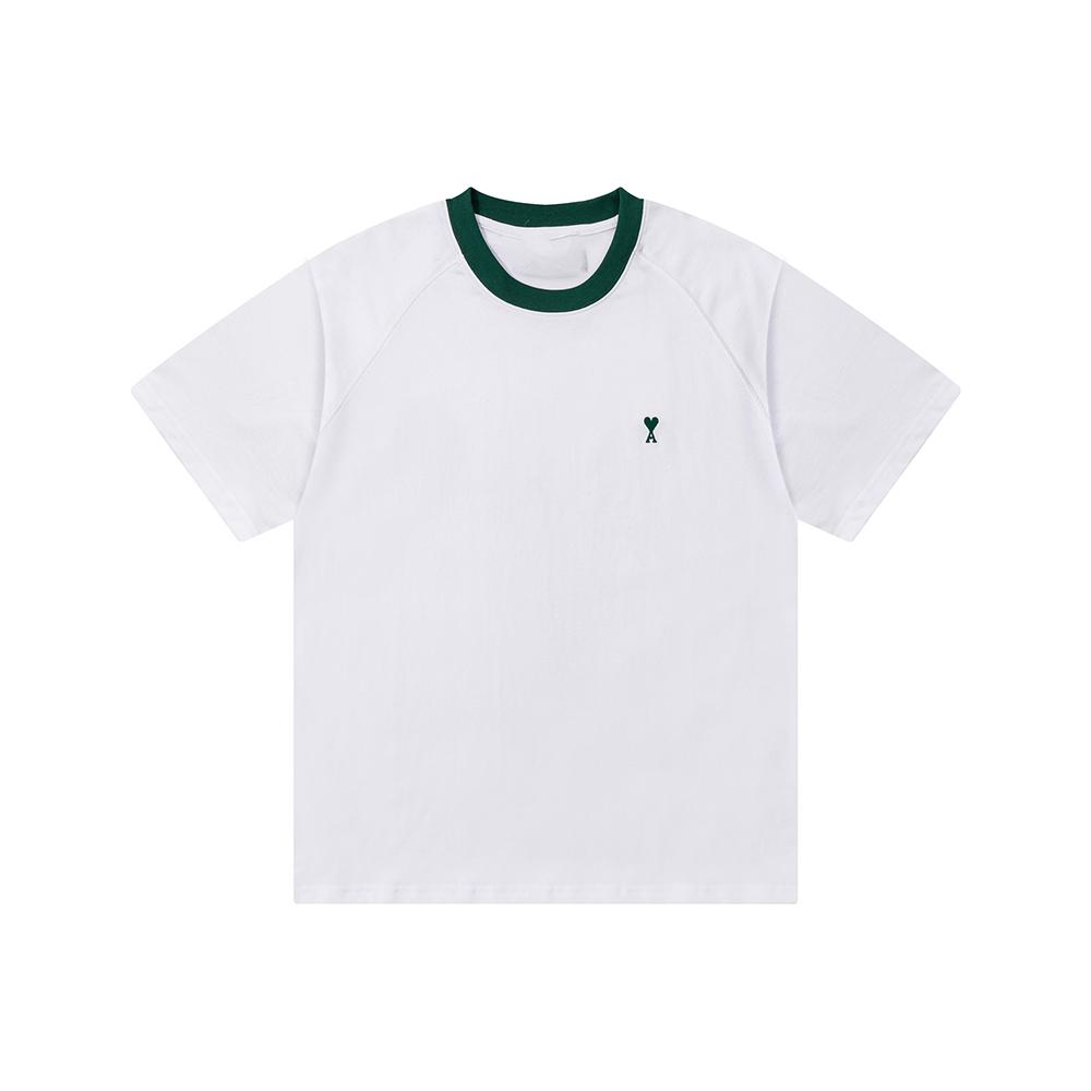 Summer New Embroidered Logo Couple Cotton Short Sleeve Round Neck T-shirt S