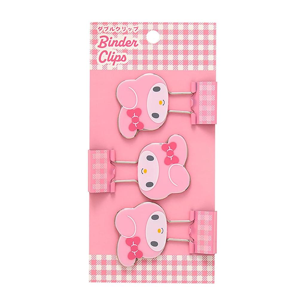 Sanrio Double Clip 3-Piece Set My Melody ABSSteel 615374