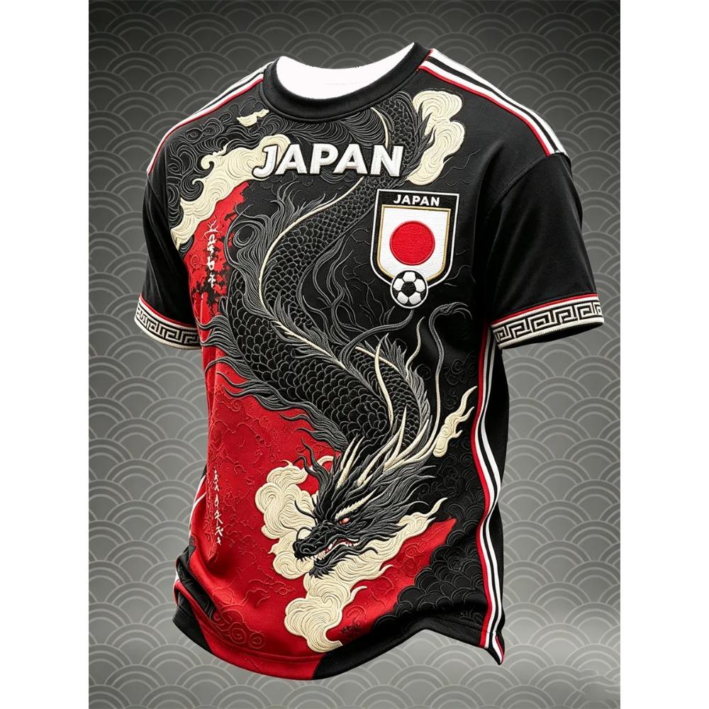 2026 Edition Japanese Fans Football Training T-Shirt - 3D Digital Printing