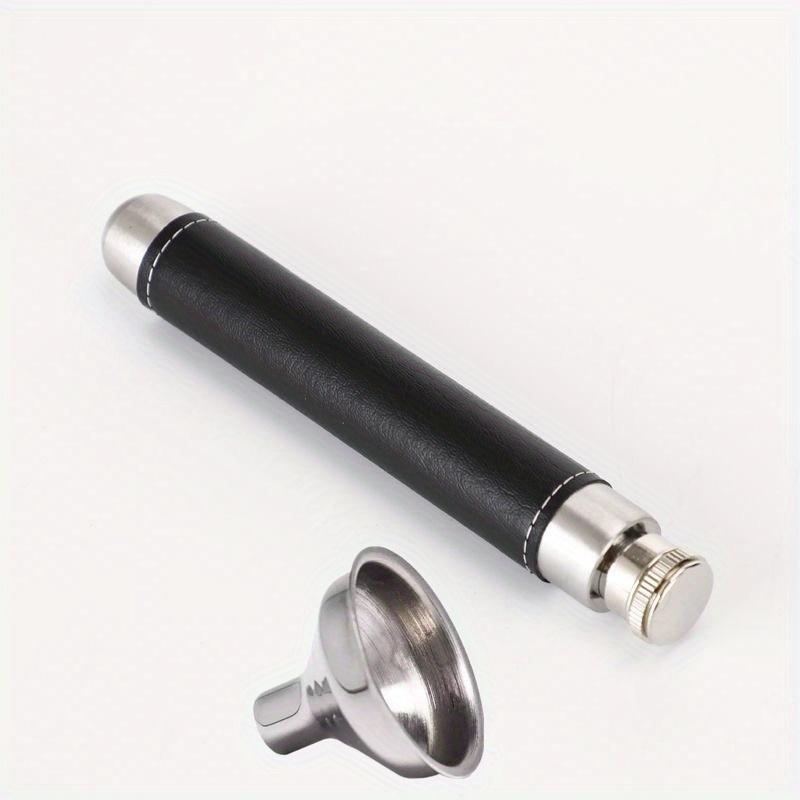 Portable Mini Wine Pot, 1.5 Ounce Stainless Steel Wine Pot, Pen Holder Shape, Men's Gift