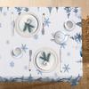 Christmas Snowman Reindeer Pine Tree Waterproof Tablecloth Table Decor Reusable Kitchen Dining Tablecloth Christmas Decorations