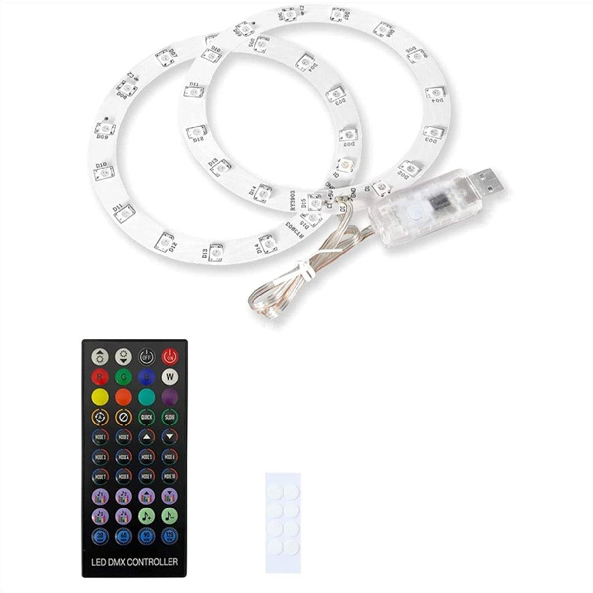 

2025 New RGB LED Light Strip for / Slim Console, IR Remote/APP/USB 3 Methods, DIY Decoration Accessories China Mainland