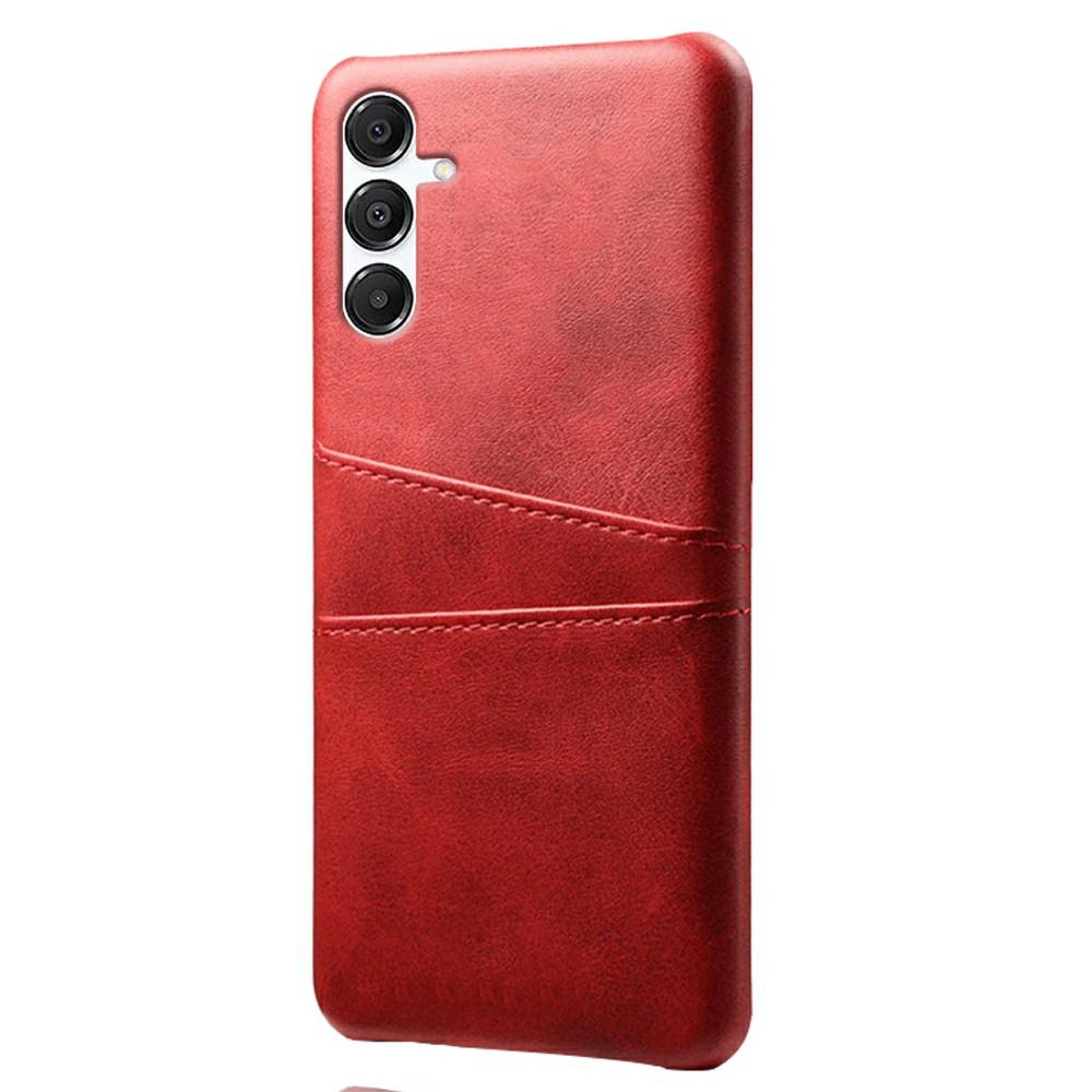 Für Samsung Galaxy A17 5G Hülle Duale Kartenfächer PU-Leder+Hartes PC Handyhülle