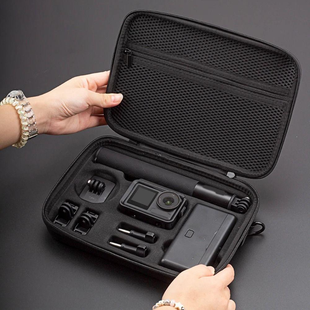 Hard Shell Action Camera Case Waterproof Multi-Functional Carrying Case Shockproof Camera Storage Case for DJI OSMO Action 5 PRO