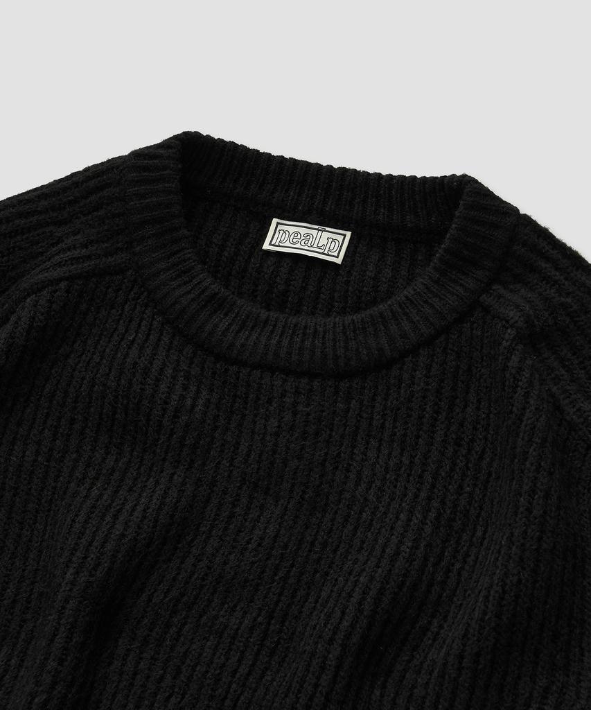 Pilpeu Basic Crewneck Knit 32(Black)