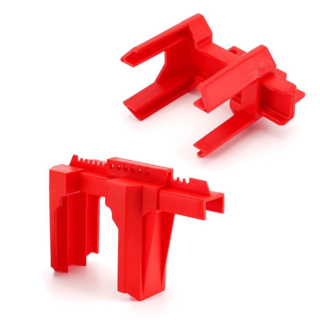 Multipurpose Adjustable Designs Sturdy Plastic Pipe Valves Lockout Systems High Temperatures Resistant 2Pieces