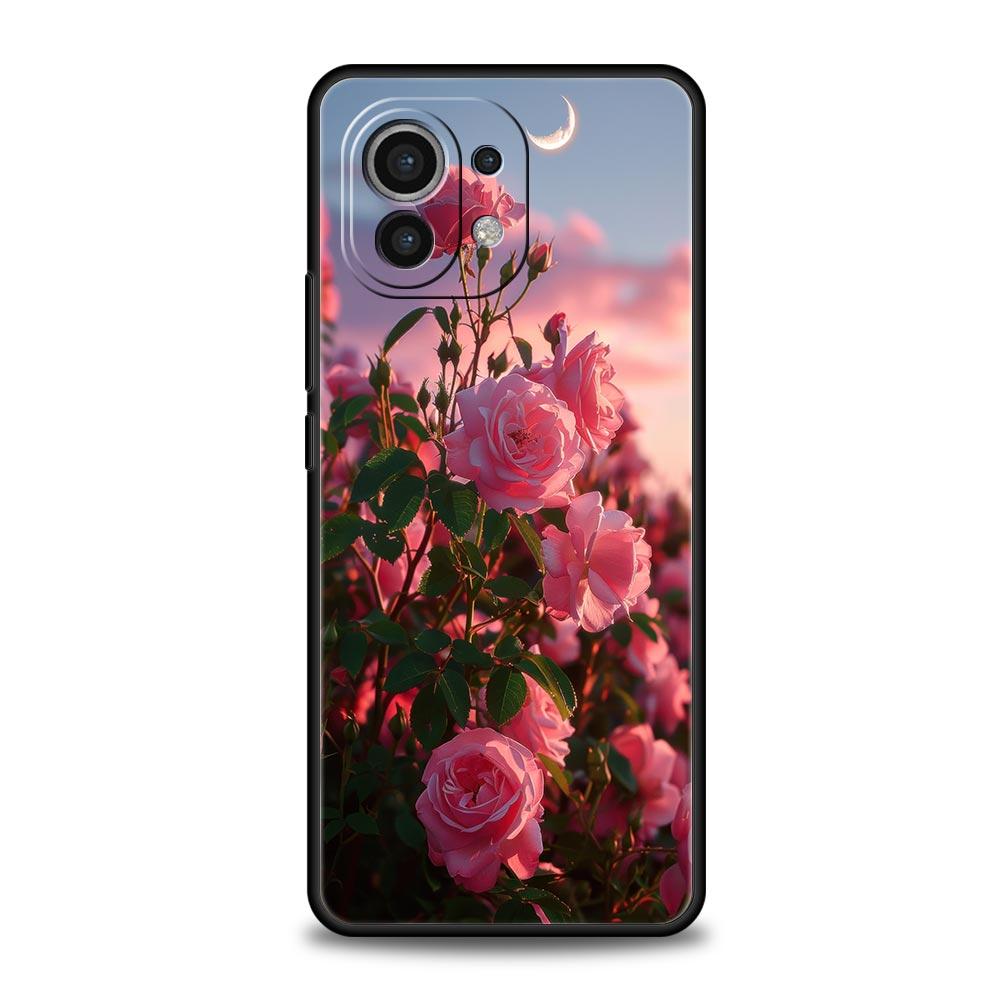 Beautiful Red Rose Flowers Phone Case For Xiaomi 14 13T 12T Pro 12 13 11 Ultra Mi Note 10 Lite 10T 5G 11X Pro 11T 11i 9T Cover