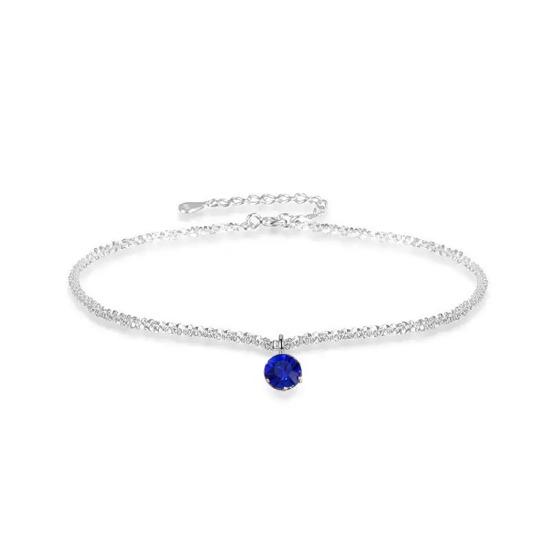 Cubic Zirconia Necklace Women Faux Necklace Dainty Sparkling Diamond Pendant Short Necklace Clavicle Chain Jewelry Gift