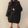 Winter Casual Knitting Long Sleeve Solid Color Baggy Pullovers Korean Fashion Women Chic Turtleneck Warm Sexy Sweater