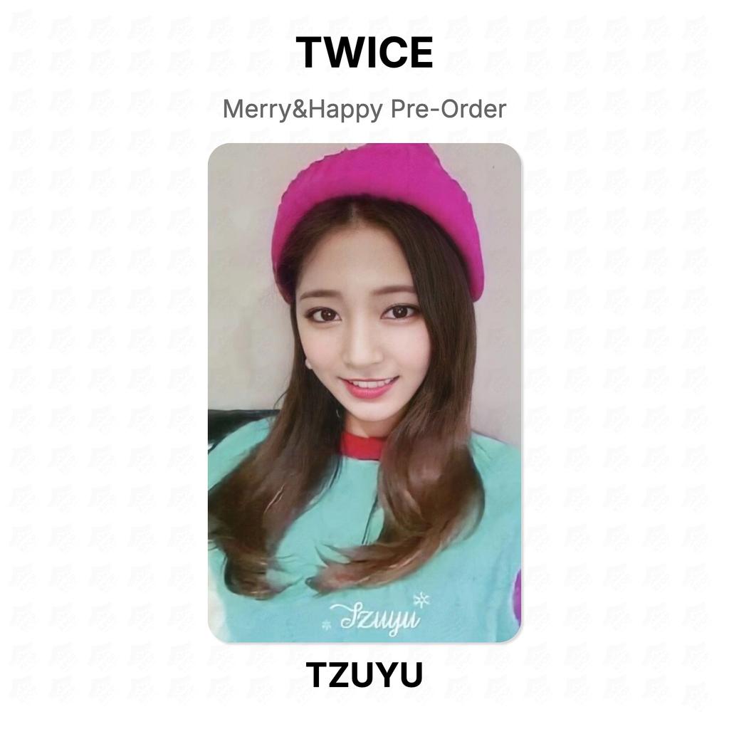 Twice Merry&Happy Pre-Order Official Photocard