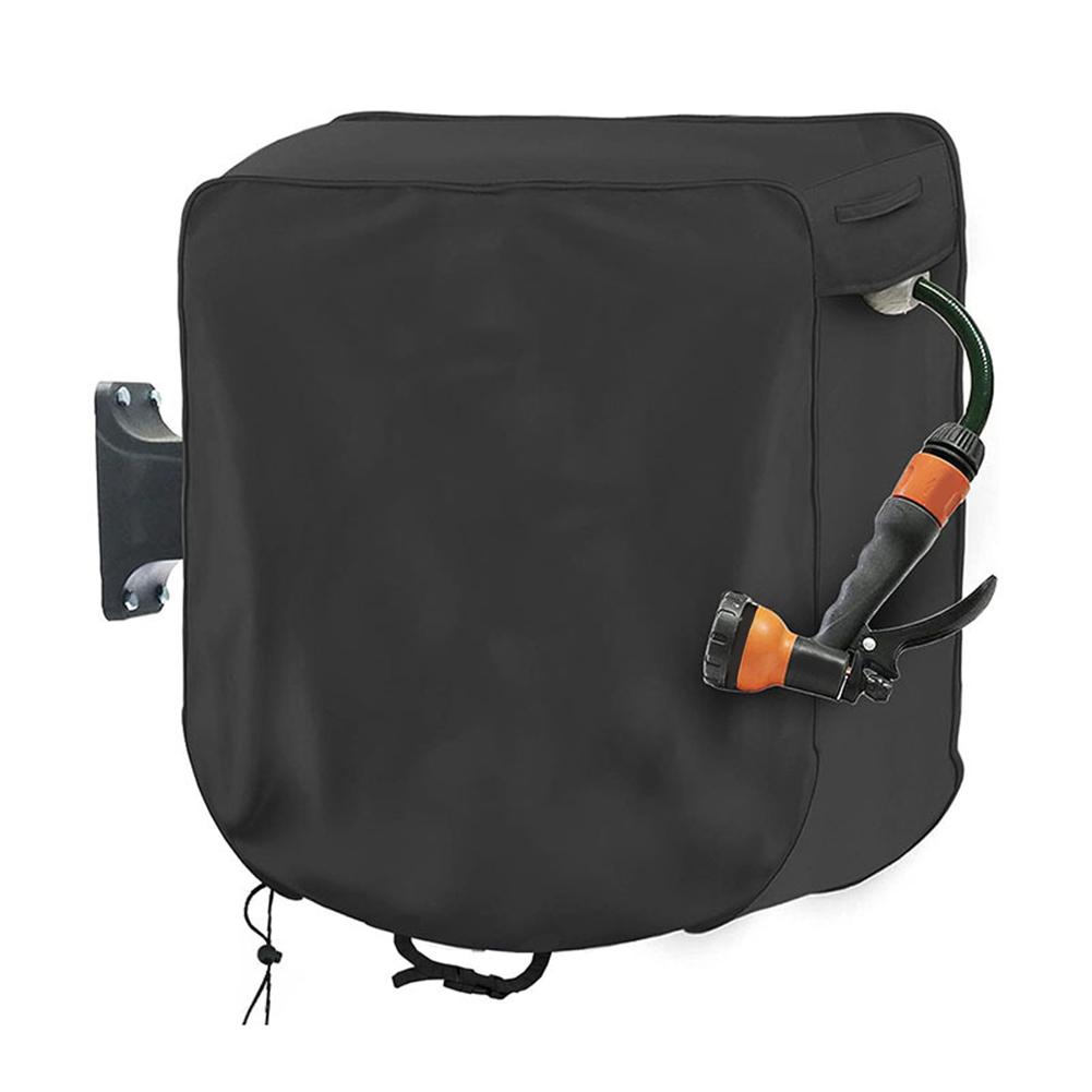 Heavy Duty Hose Reel Cover Wall Mounted for Garden Use Featuring Protective 420D Oxford Fabric and Urethane Coating